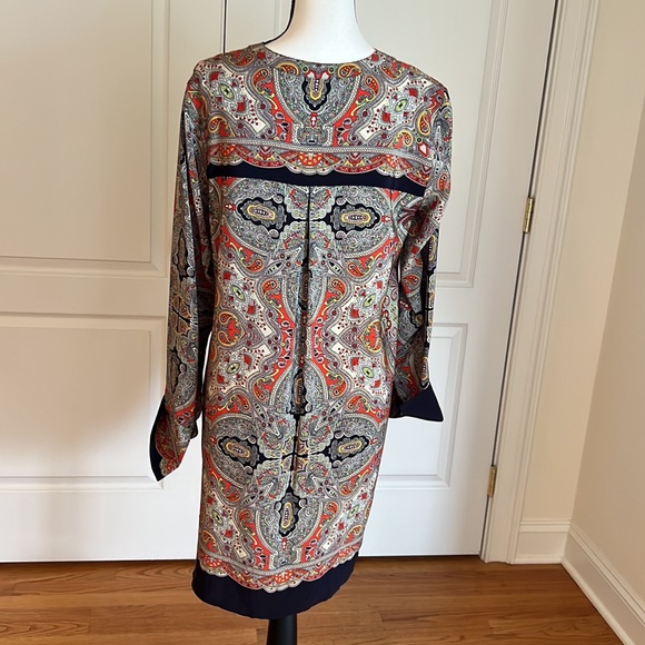 Theory silk print tunic - Picture 7 of 10